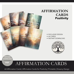 Positive Affirmation Cards to start your day or as part of your daily self-care routine