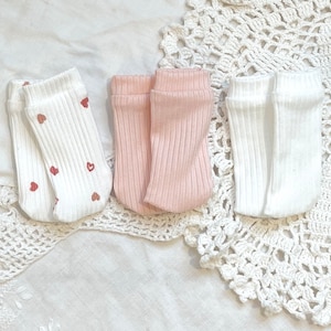 Socks for minikane, mini colettos, lillelove, doll clothing, Easter gift, Valentine’s gift for girl