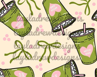 Matcha Lover Seamless File |