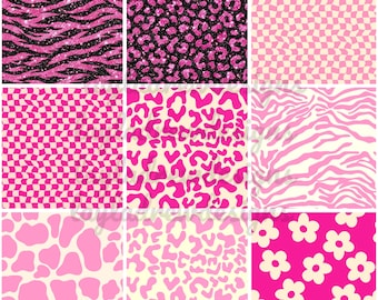21 Pink Seamless Files | Background Files | Digital Paper |