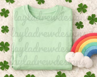 St. Patrick’s Day T-Shirt Mock Up Green |