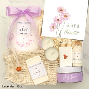 Feel Better Gift Box – Care Package for Her – Sending Healing Vibes – Get Well Soon – Comfort Box – Personalized Self-Care Set