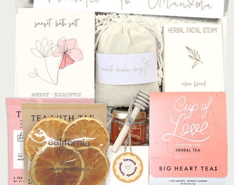 New Grandma Gift – First Time Nana Self Care Box – Pregnancy Announcement Gift