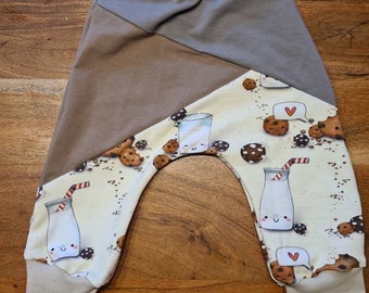 Growing baby/kids bloomers size 44 - 110| Cookies and Milk | summer sweat | brown | Gray