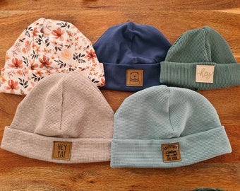 Beanie | Herbst Mütze | Hipsterbeanie | Größe 36 - 59 | Jersey