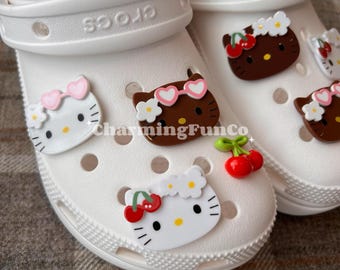 Girl's Shoe Charms SET - Cute Girly Shoe Decorations