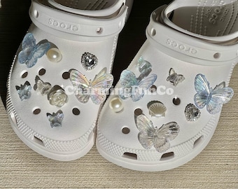 SET Butterfly Shoe Charms Shoe Decorations Clips-Summer Edition