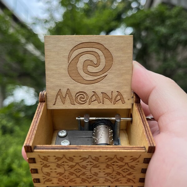Moana Music Box Etsy UK