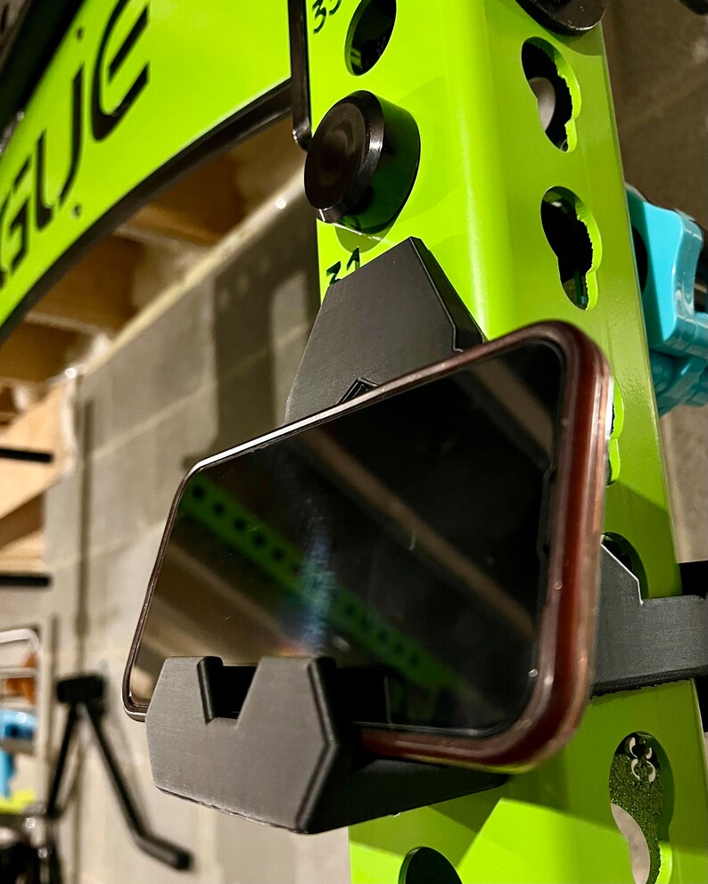 Horizontal Squat/ Power Rack Phone Holder Etsy