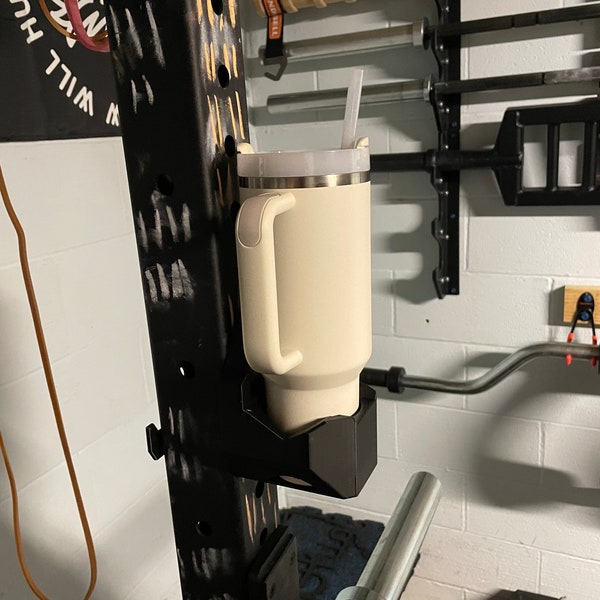 The Ultimate 3D Printed Cup Holder for Your Squat Rack