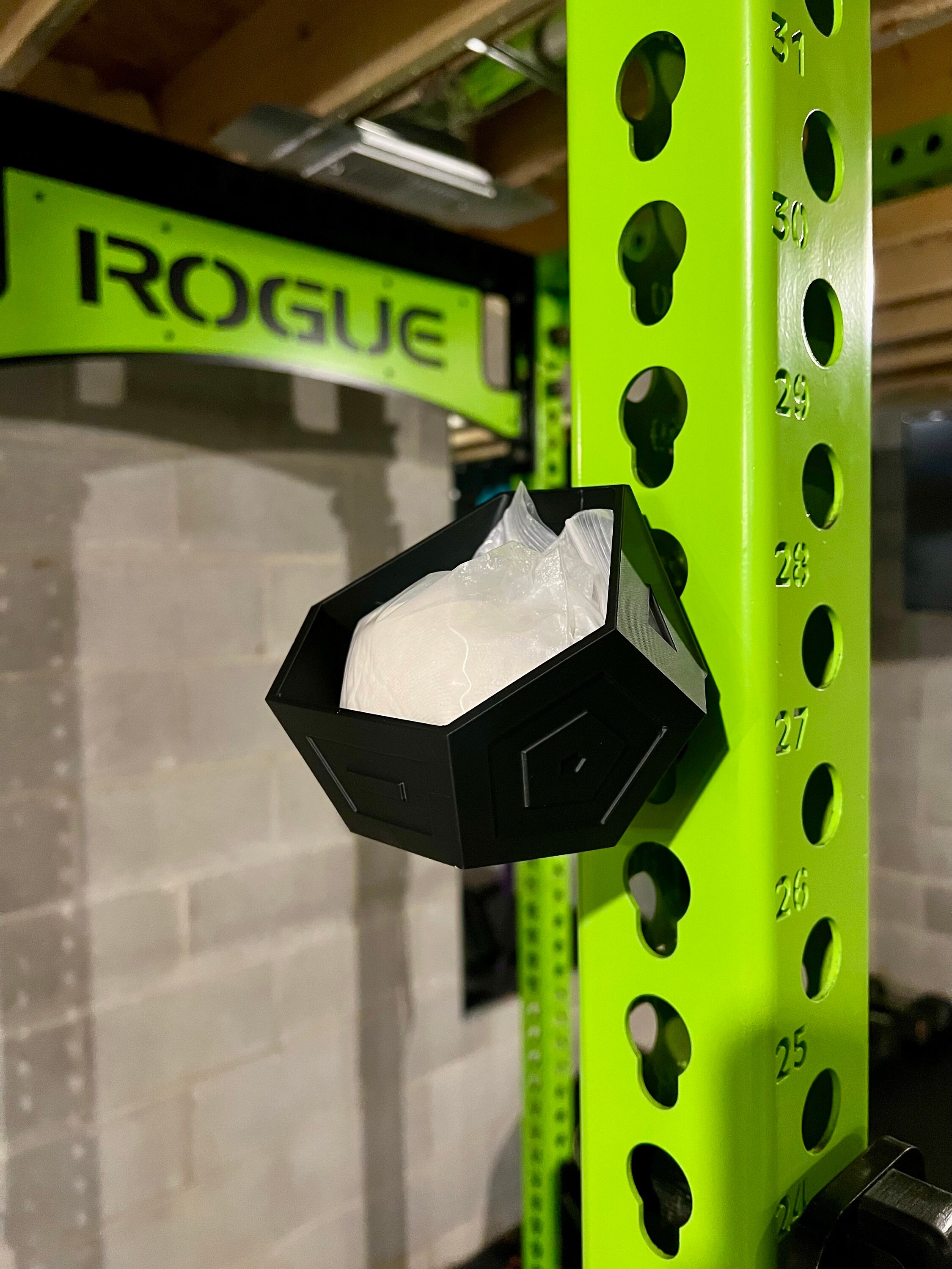 Magnetic Chalk Bowl for Squat/ Power Rack chalk Included - Etsy