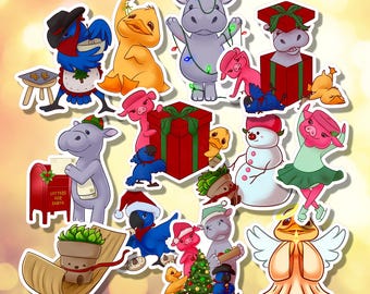 Christmas Crazy Sticker Bundle | Holiday Stickers | Bundle & Save or Buy Individually | A-140 | Free US Shipping