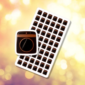 Wasmachine-pictogram | Budgettering Planner Stickervel | Chore Tracker-stickers | B-0129 | Geen verzendkosten