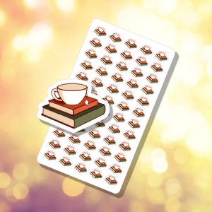 Reading Minutes Tracker Icon Sheet | Self Care Stickers | Planner Sticker Sheet | Calendar Stickers | B-0027 | Free shipping