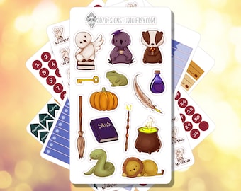 Magic Animals Budgeting Kit | Undated for ALL Months | Multiple Size Options | Monthly Calendar Planner Stickers | Free shipping | B-0149