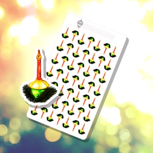 Stickervel mini bubbellicht | Stickers voor dagboekplanning | Leuke decoratieve stickers | B-0073 | Komt in aanmerking voor gratis verzending
