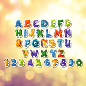 Calcomanías personalizadas de letras de dinosaurio / Pegatinas troqueladas impermeables / Personalizadas / E-0004 / Envío gratis