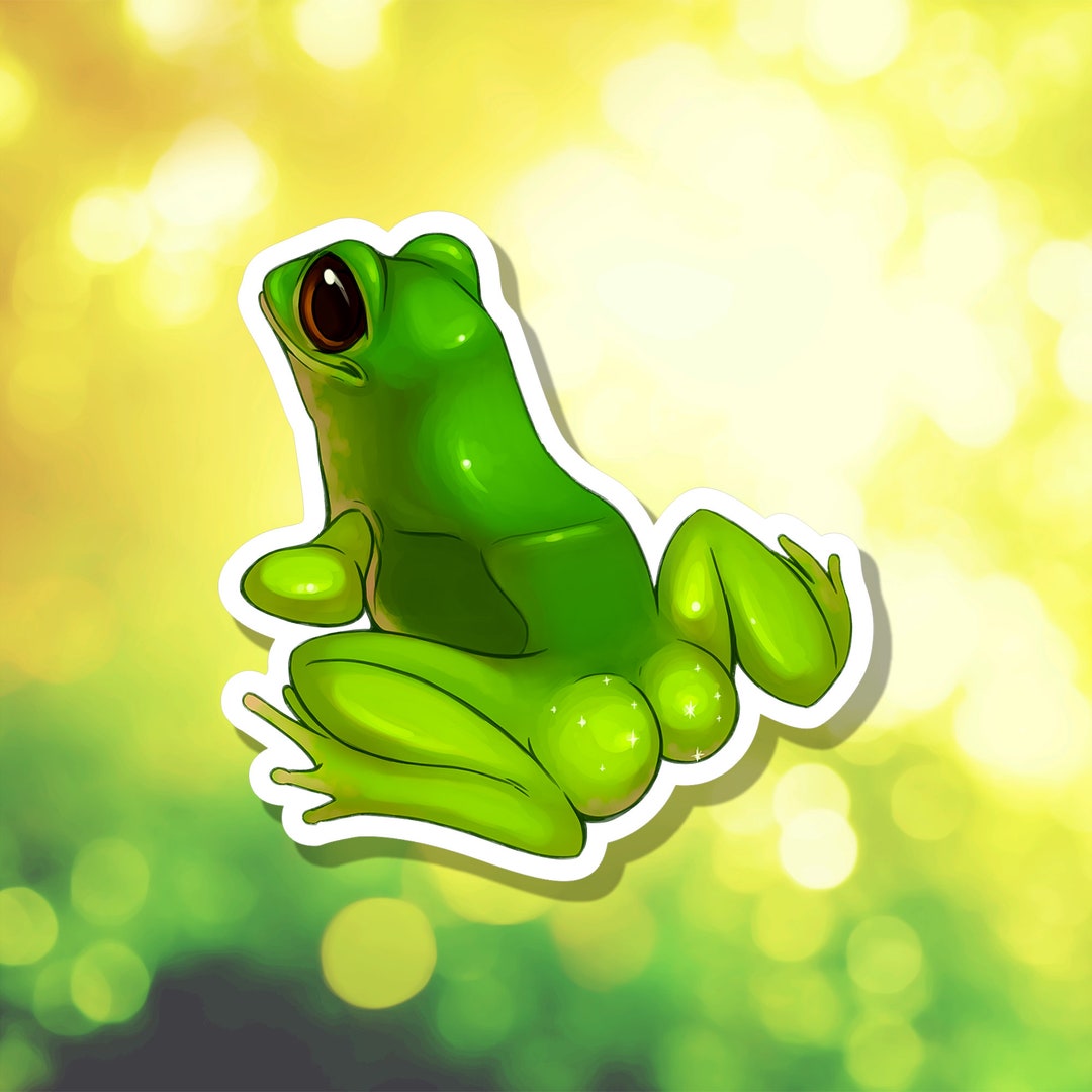 Frog Booty Die Cut Waterproof Sticker Laptop Water Bottle Decorative Animal Froggy  Butt A-021 Free Shipping - Etsy