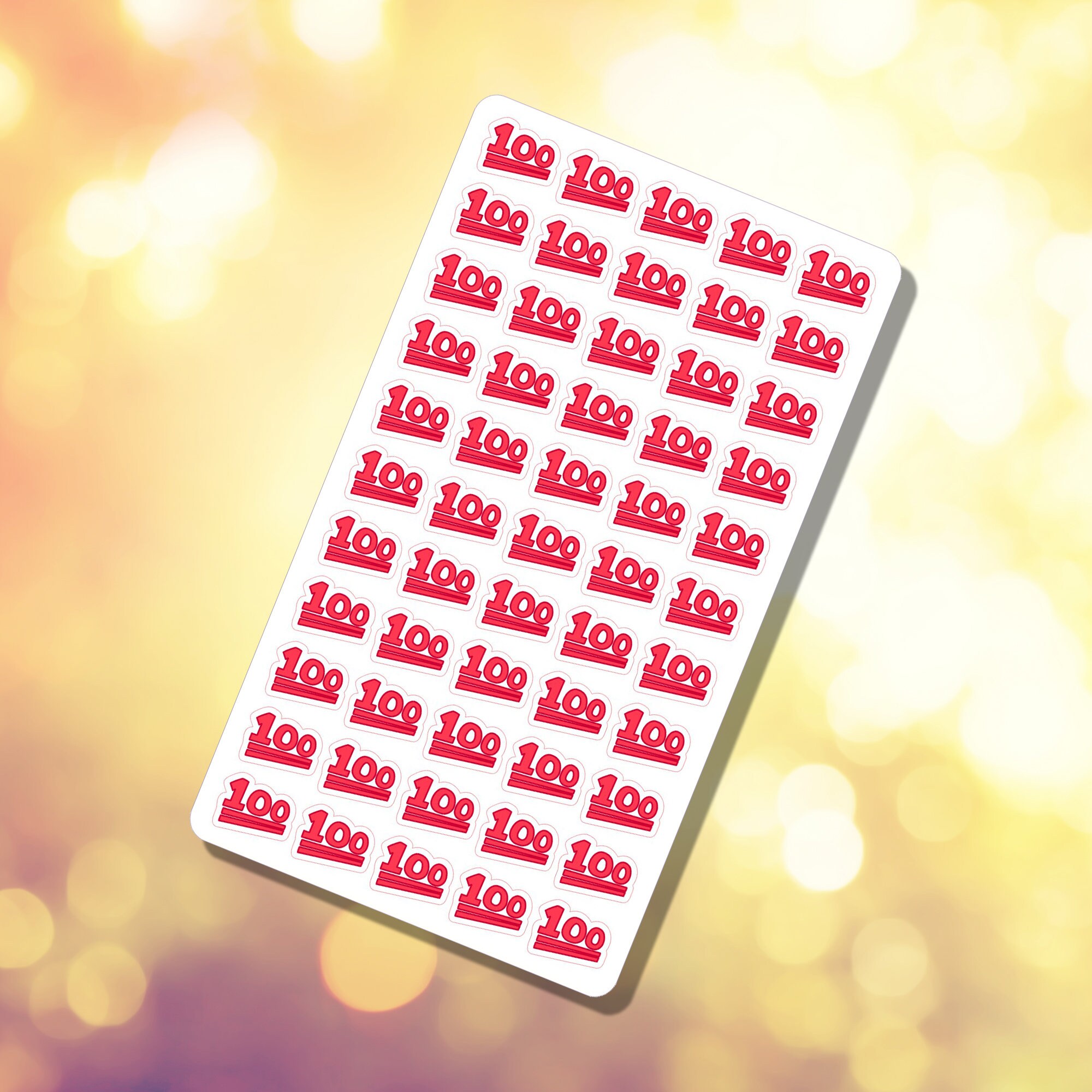 Scrut Sticker 100 Script Sticker Sheet | Planner Stickers | B-0119 | Free Shipping ...
