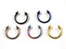 1x Surgical Steel Spike End Barbell Horseshoe Bars Ring Lip Ear Tragus Earring Helix Conch Labret Septum Ring Eyebrow Nose 