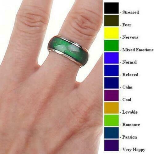 Handmade Fun Mood Ring Colour Change Rainbow Band Kids Party - Etsy Norway
