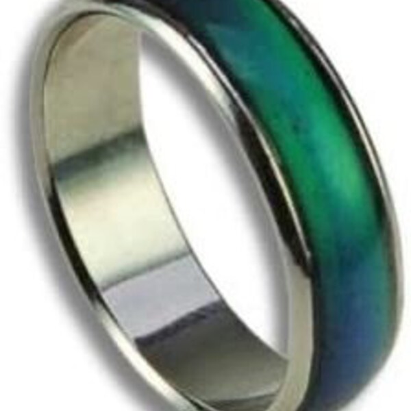Mens Mood Ring Etsy