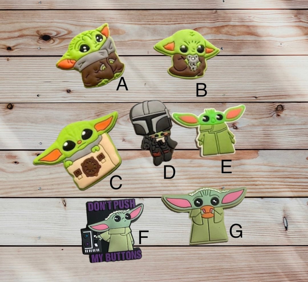 Grogu Crocs Charms Baby Yoda Baby Yoda Shoe Charms| Shoe Charms