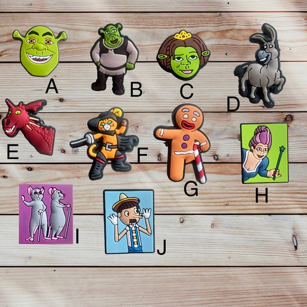 Shrek Shoe Charms| Shoe charms|