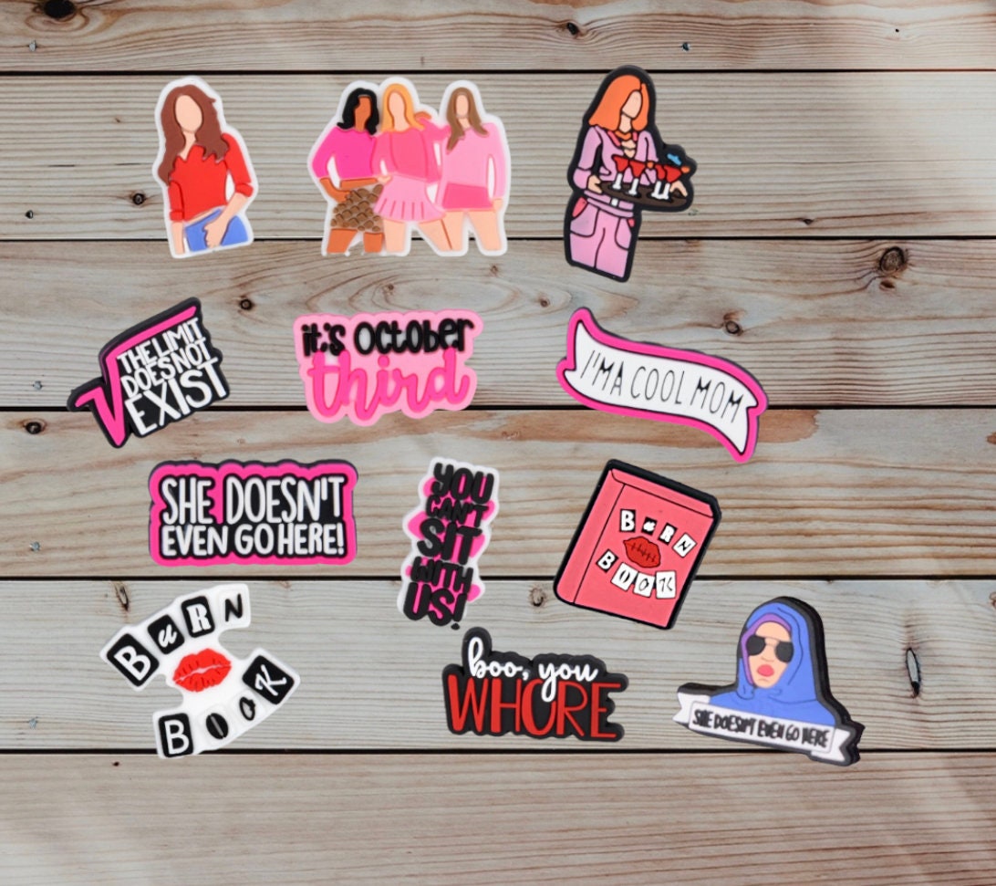 mean girls sticker  Girl stickers, Mean girls, Enamel pins