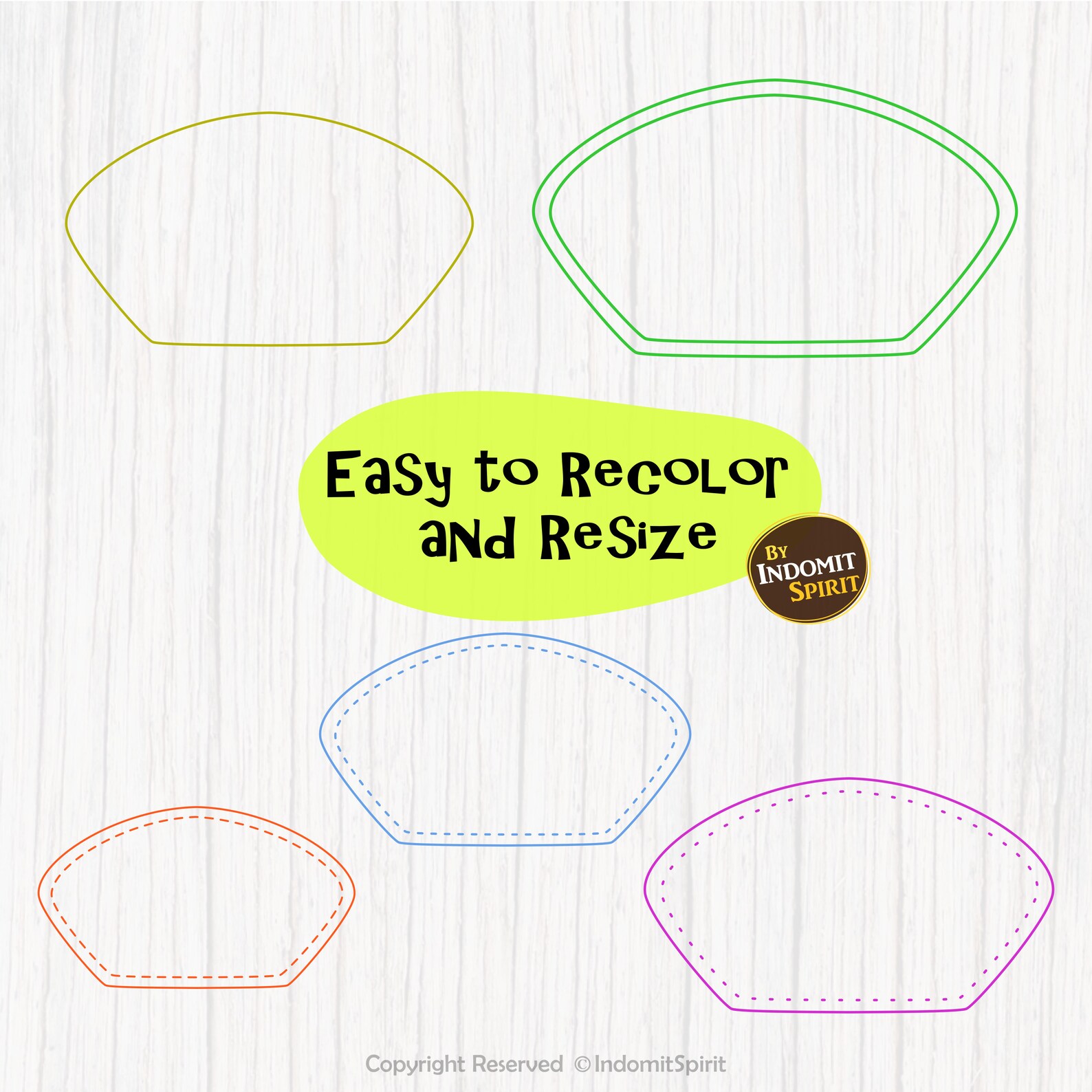 Patch Svg /dotted Outline Svg / Patches Rounded Corners / Patches