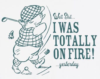 Tee de golf de demain | J'étais totalement en feu !... hier lol