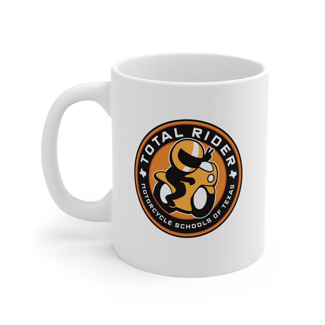 Total Rider Total Rider® Official Logo Mug | 11oz Ceramic Coffee Cup - Etsy
