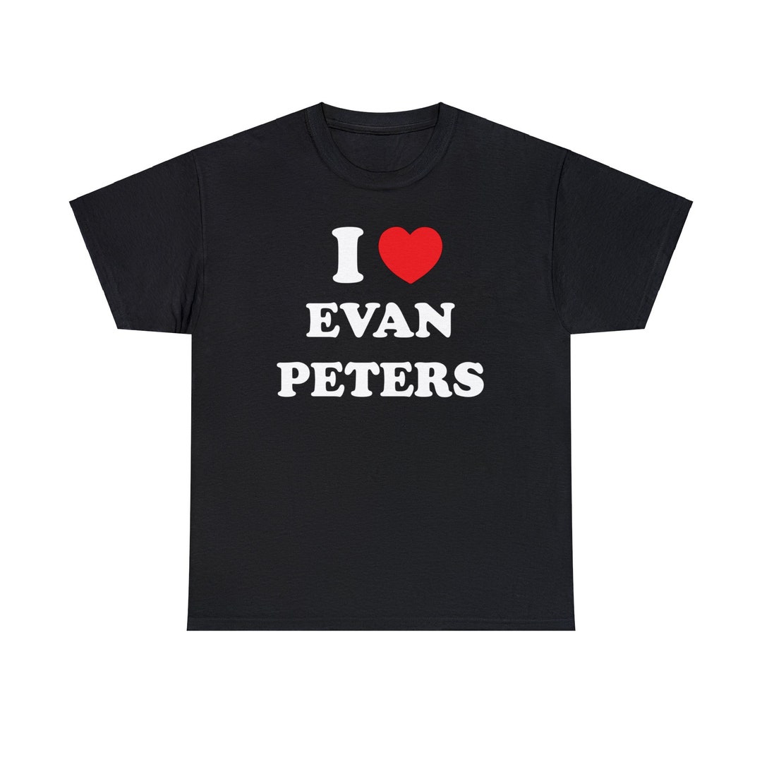 I love Evan Peters Unisex Heavy Cotton Tee Etsy Polska