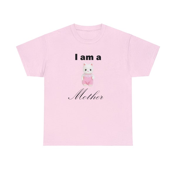 I am a Mother, Calico Critters, Meme Silly Unisex Heavy Cotton Tee