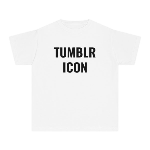 baby tee, Tumblr Icon, Internet Celebrity, Tumblr Famous, Y2K, Graphic, Meme, Silly baby tee, Graphic heavyweight baby tee crop top