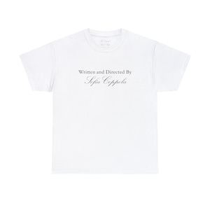 Written and Directed by Sofia Coppola, Virgin Suicides, Marie Antoinette, Film Director, Coquette, Unisex Heavy Cotton Tee