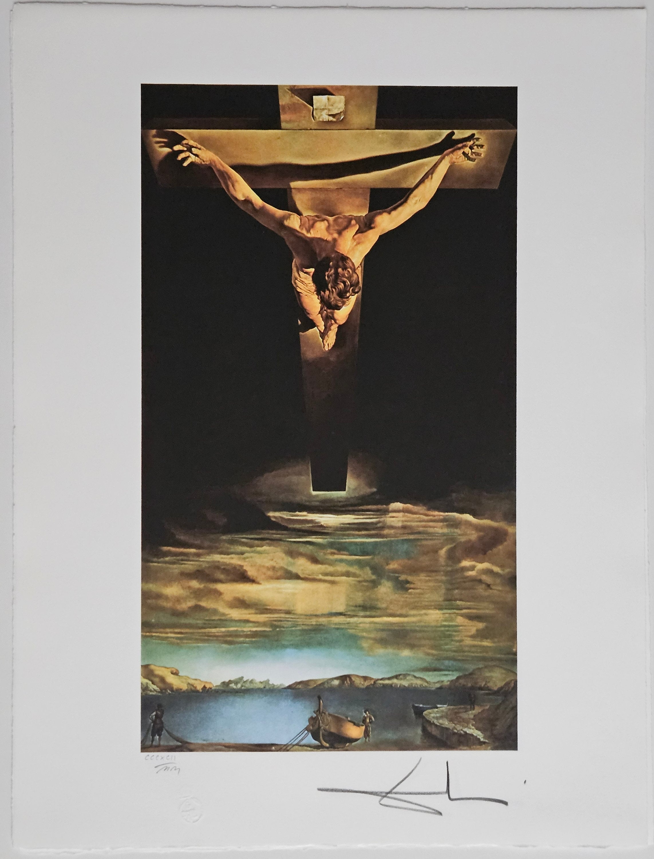Salvador Dalí "Christ of Saint John of the Cross" Numbered Art Print, Unique Surrealism for Your Home