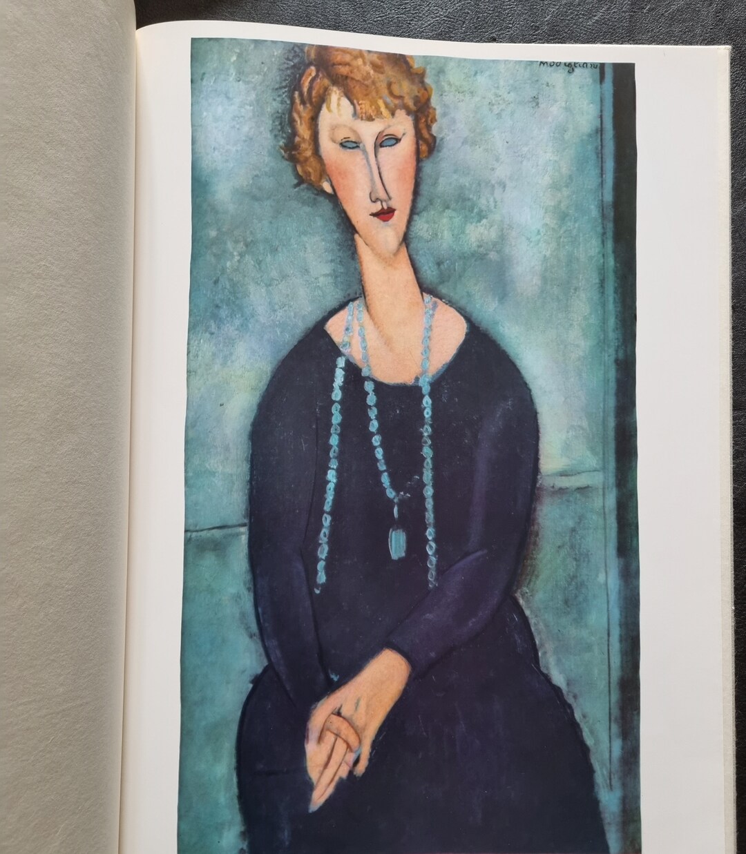 Modigliani Reproductions Amedeo Modigliani Art Book, Limited Edition of 1990, Adorned With 24 ...