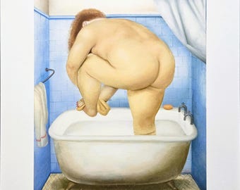Fernando Botero Offset edition reproduced in 200 copies (Wall Art # Modern Art # Home Decorations)