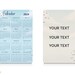Calendar 2024 Wallet Card Credit Card Size Calendar 2024 Customisable ...