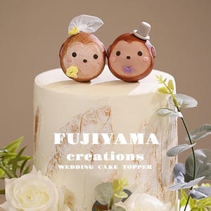 handcraft wooden monkey wedding cake topper,birthday wooden figure dolls,hand painted Chiness Zodiac cake topper,bride and groom cake topper