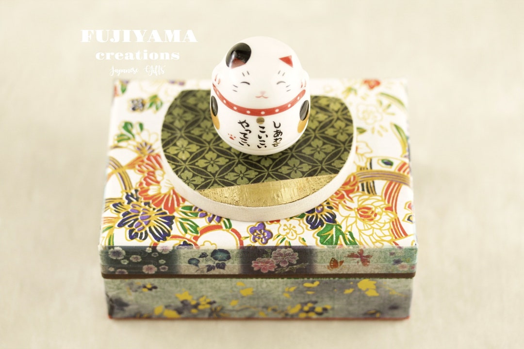 Japanese Roly Poly Lucky Cat,valentine Gift,gift for Her,girlfriend ...