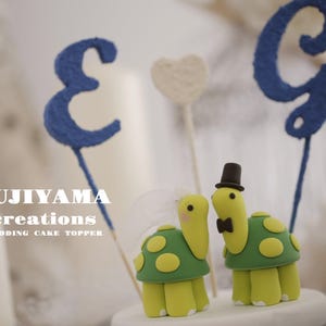 Schildkröte Hochzeitstorte Topper, Ozean Thema Hochzeitstorte Topper, Braut und Bräutigam Kuchen Topper, individuelle Paar Hochzeitstorte Topper, Geburtstags Topper
