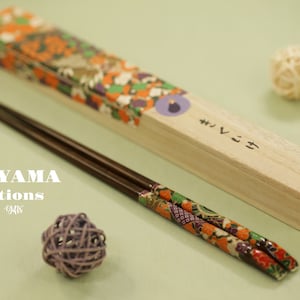 Handmade Japanese Chopsticks,birthday,hand painted wooden box,Personalised Engraved Chopsticks/Party Gifts/Wedding Favours,Wedding Gift C228