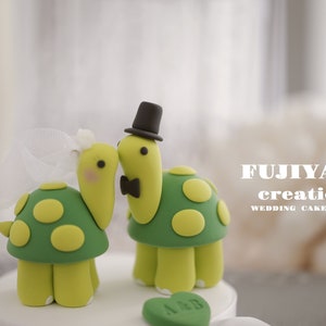 Schildkröte Hochzeitstorte Topper, Ozean Thema Hochzeitstorte Topper, Braut und Bräutigam Kuchen Topper, individuelle Paar Hochzeitstorte Topper, Geburtstags Topper