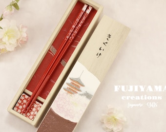 Handmade Japanese Chopsticks,birthday,hand painted wooden box,Personalised Engraved Chopsticks/Party Gifts/Wedding Favours,Wedding Gift C222