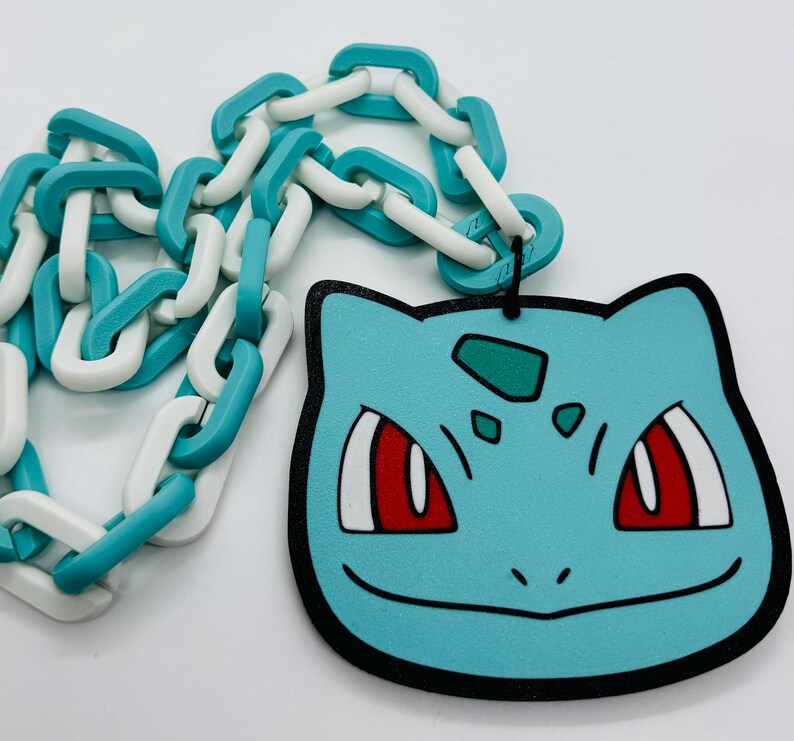 Bulbasaur Pokémon Logo Chains Swag Chains Turnover Chains. Oversized ...