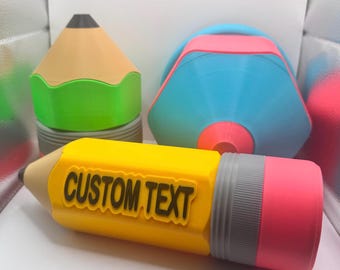 Custom Pencil Container Stash Container