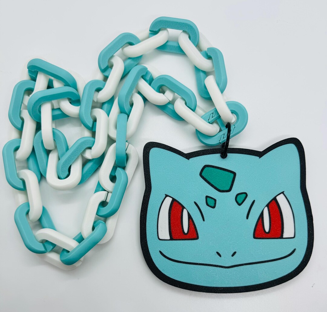 Bulbasaur Pokémon Logo Chains Swag Chains Turnover Chains. Oversized ...