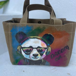 Hand Painted Tote Bag